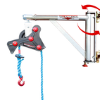 Securpulley Gin Wheel with Straight Arm Bracket, Swivel Arm Bracket and 30m Polyproplene Rope