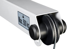SD500 EV - 500kg Zinc Swivel Hoisting Davit (Built in winch with 13m Cable)