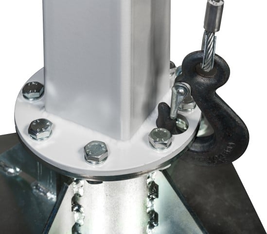 SD500 EV - 500kg Zinc Swivel Hoisting Davit (Built in winch with 13m Cable)