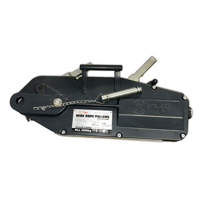 Dark grey 3200kg Tiger TRPA wire rope puller 