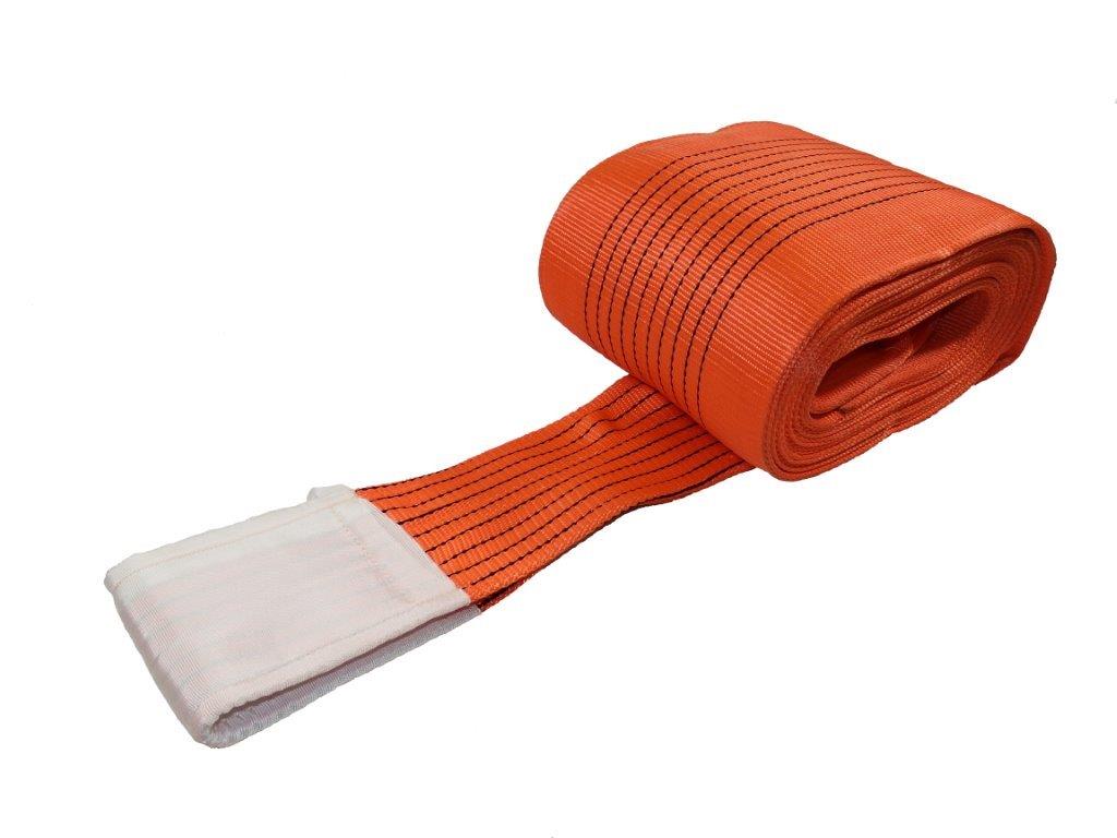 10000kg Duplex Orange Flat Webbing Slings - UK Made