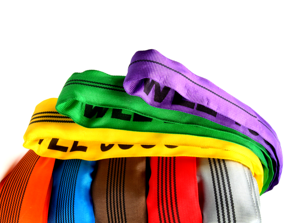 3.0t / 3,000kg WLL Polyester Yellow Roundsling - Made in the UK