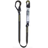 2m Dielectric Shock Absorbing Single Webbing Lanyard with Scaff Hook
