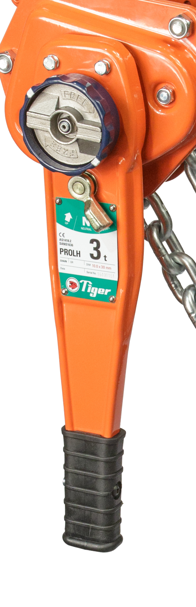 TIGER PROFESSIONAL LEVER HOIST TYPE PROLH, 20.0t CAPACITY Ref: 210-17 - Hoistshop