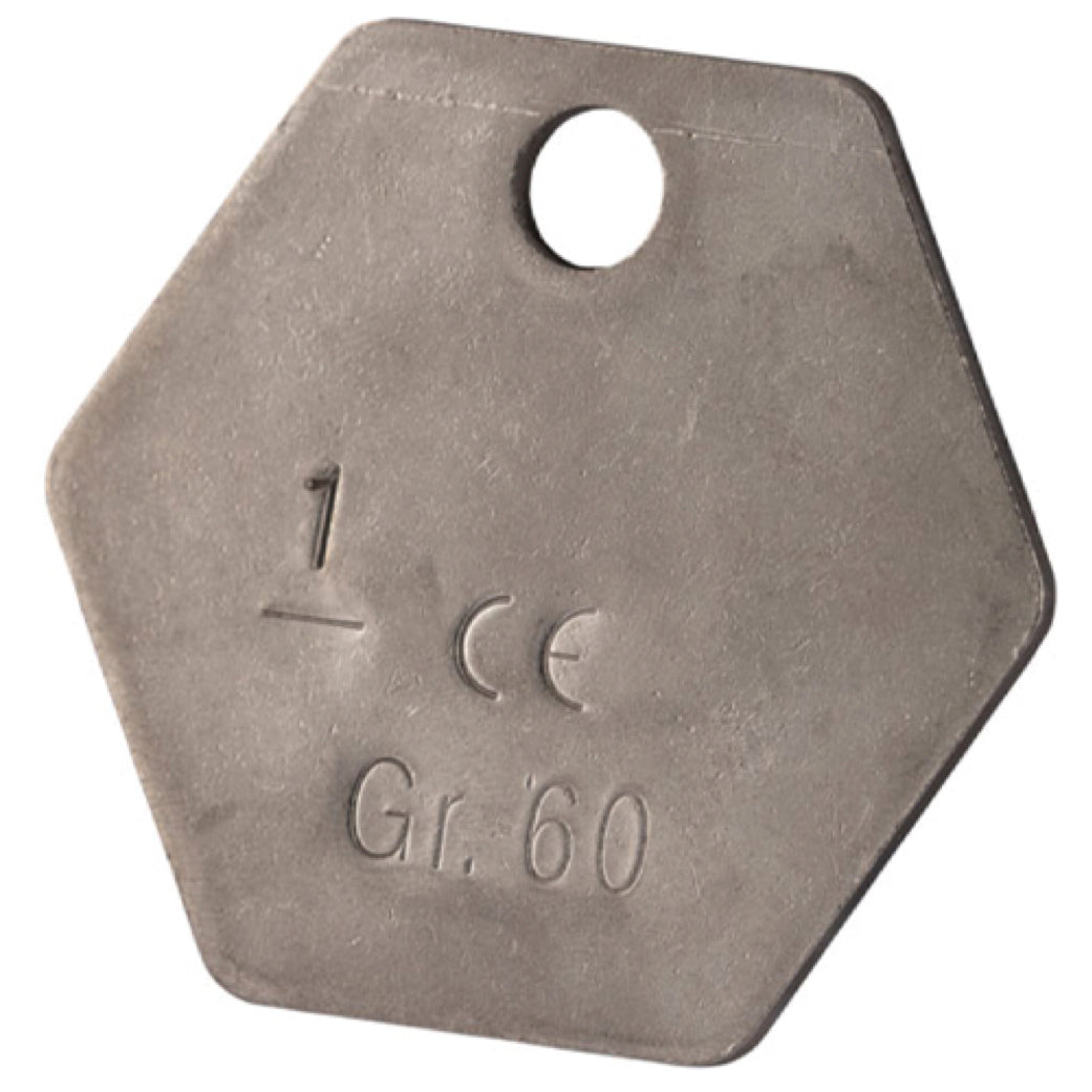 Cartec Grade 6 Stainless Steel Chain Tag