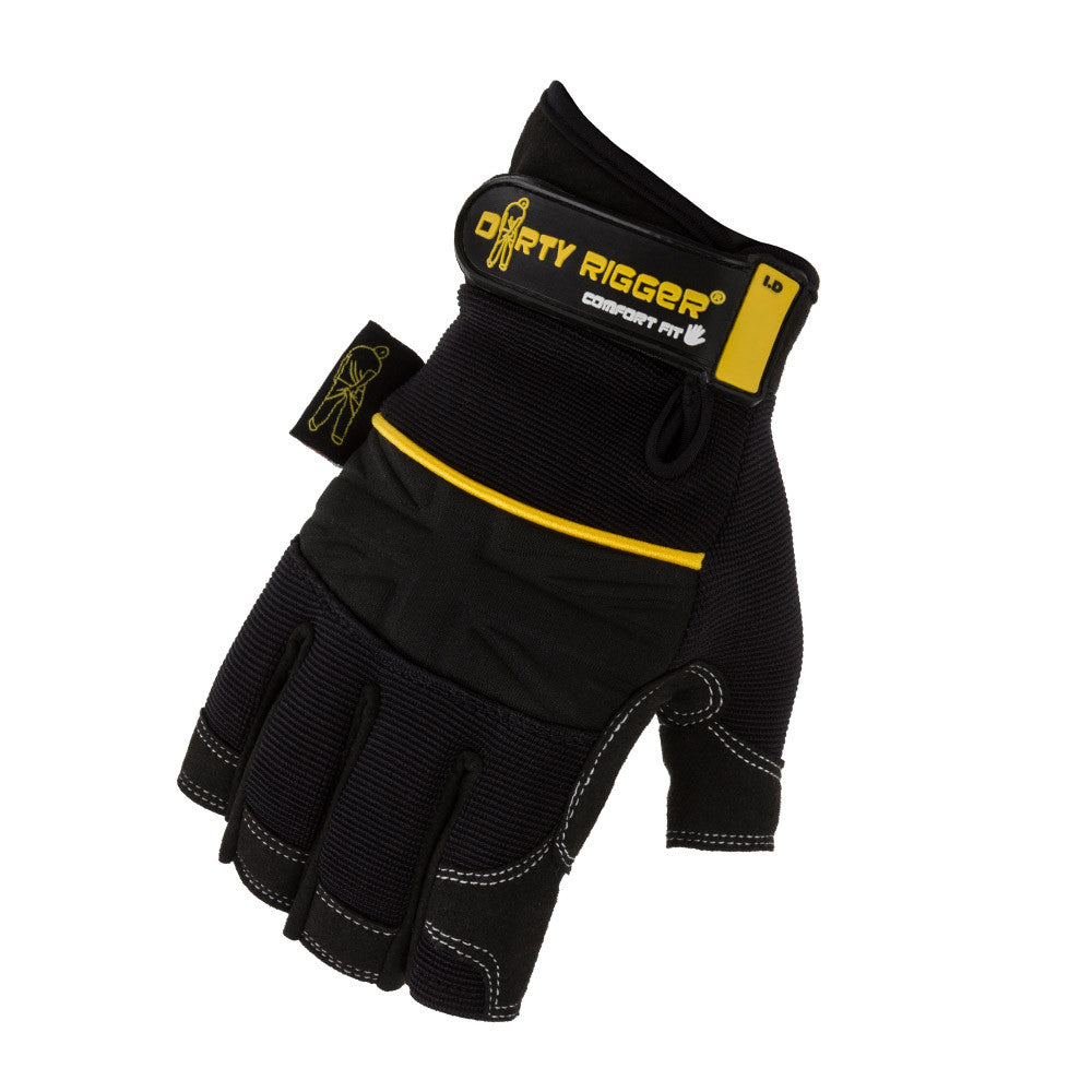 Dirty Rigger Comfort Fit™ Fingerless Rigger Glove (V1.6)