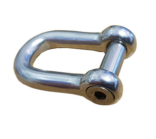  Duct Rod  - 6mm Stainless Dee Shackle