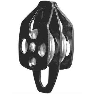  Kratos - Double Pulley cw Moveable Flanges - to Suit 9-16mm DIA Rope - 40kN