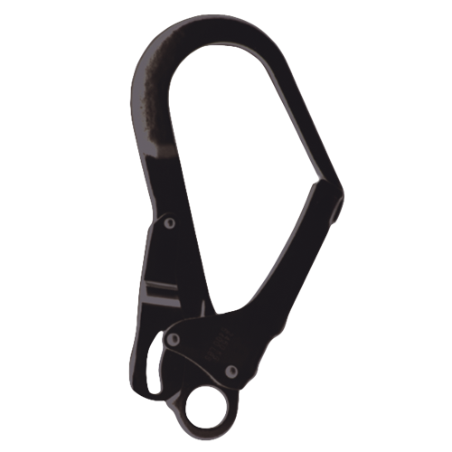 Spring Loaded Scaffold Hook 140kg with Black Finish