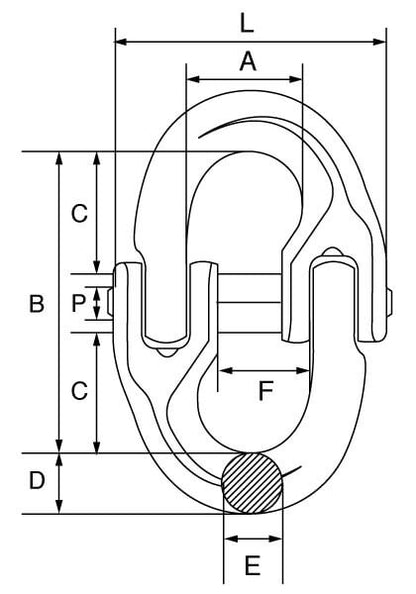 KITO - Grade 8 Component Connecter to BS-EN 1677-1