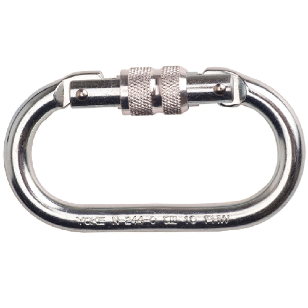 Portwest - Aluminium Twist Lock Carabiner - Connector Silver