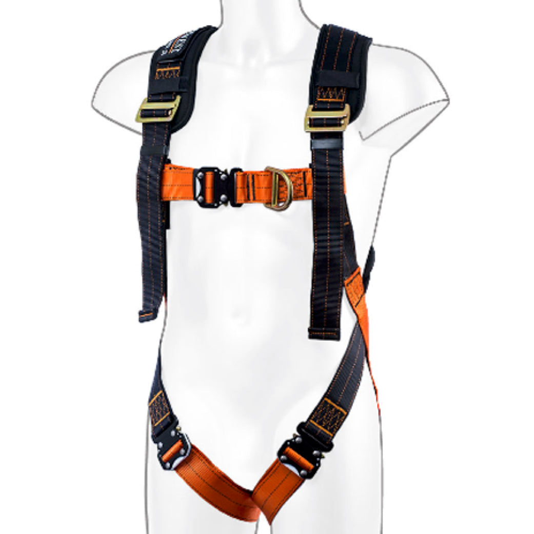 Portwest - Ultra 2 Point Safety Harness  - Black/Orange - SALE