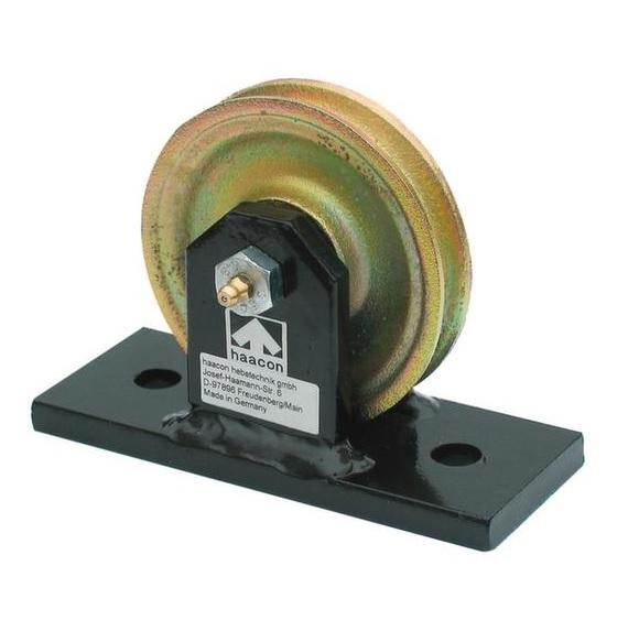 1000KG SWL PULLEY & BRACKET (205353) 130mm ø - Rope ø 8-10mm - Sheave Zinc Plated - Bracket Steel Powder Coated