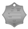 GT Cobra Grade 80 Spare Chain Tag with Wire & Ferrule