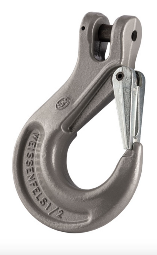 KITO - Grade 10 Clevis Sling Hook c/w Safety Catch to BS-EN 1677-2