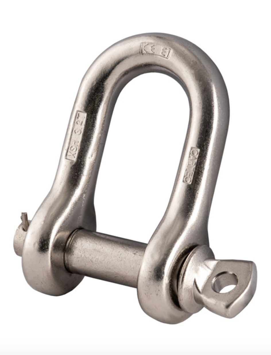 Cartec Grade 6 Dee Shackle with Screw Collar Pin