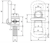 Cartec Grade 10 Rotating Eyebolt with Clamp - 806X