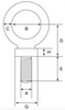 High Tensile Dynamo Eyebolt Metric Thread