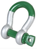 Green Pin Super Grade 8 Bow Shackle with Screw Collar Pin