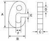 High Tensile G Hook