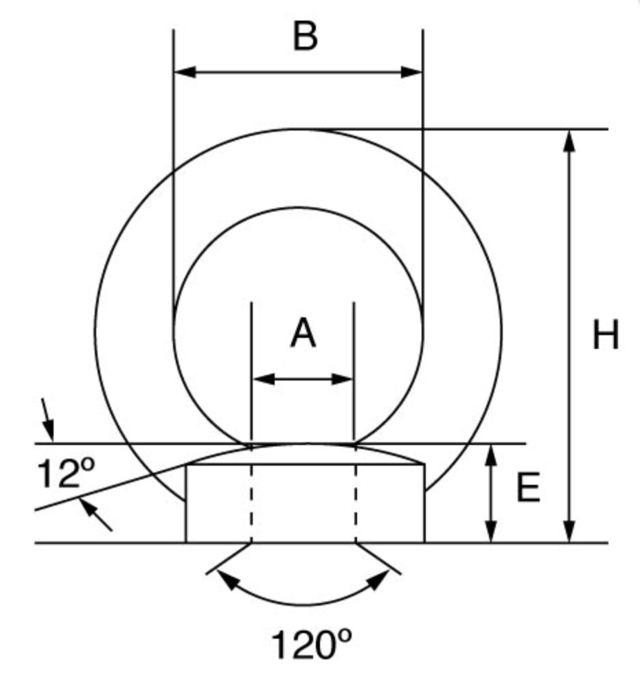 Stainless Steel Commercial Eyenut