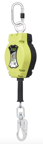 Kratos - 7m Length Helixon Retractable Wire Rope Fall Arrest Block - Vertical Use