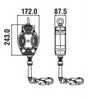 10m Helixon-S Retractable Wire Rope Fall Arrest Block