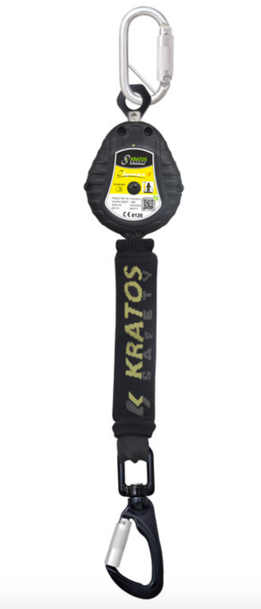 Kratos - 1.8m Olympe-S Retractable Webbing Fall Arrest Block