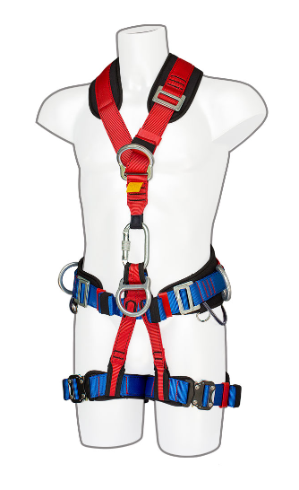 Portwest 4 Point Comfort Plus Harness Red