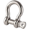 Stainless Steel Load Rated Screw Collar Pin Bow Shackle