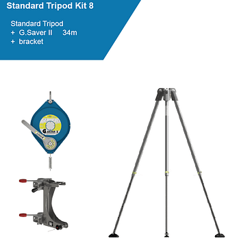 GLOBESTOCK G.Tripod 230 Standard TRIPOD KIT 8 (34m)