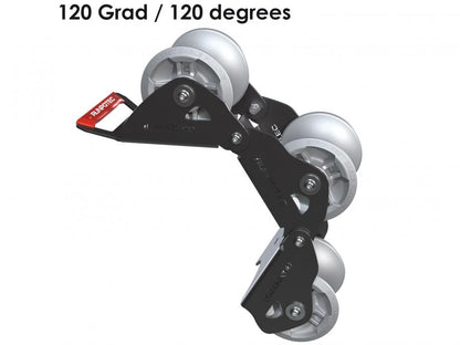 RUNPOTEC - CABLE GUIDE ROLLER CHAIN 3 PART UNIVERSALLY APPLICABLE