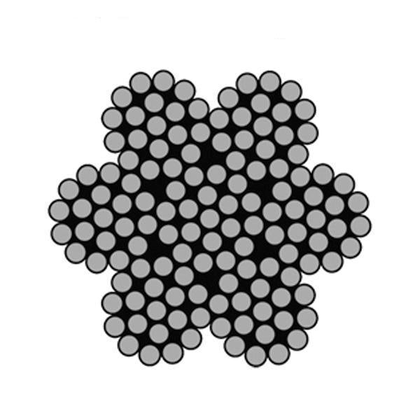 7 x 19 Galvanised Wire Rope - By the Meter